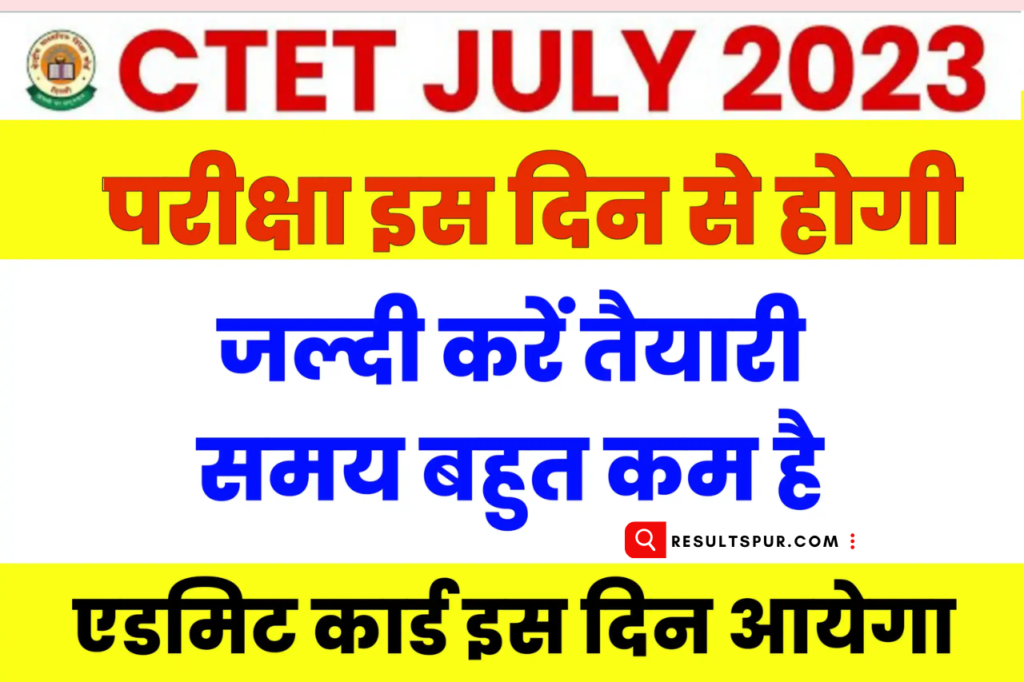 CTET Exam 2023 Kab Hoga