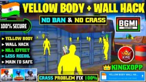 Yellow body wall bgmi